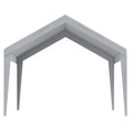 Carport Canopy Cover 12x20ft Grey Waterproof UV Heavy Duty Tarp