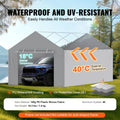 Carport Canopy 6x3.6m Side Wall Cover Grey Waterproof UV