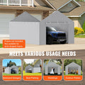 Carport Canopy 6x3.6m Side Wall Cover Grey Waterproof UV