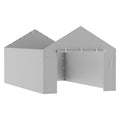 Carport Canopy 6x3.6m Side Wall Cover Grey Waterproof UV