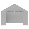 Carport Canopy 6x3.6m Side Wall Cover Grey Waterproof UV