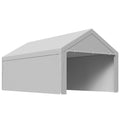 Carport Canopy 6x3.6m Grey Portable Garage Tent Waterproof UV