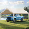 Carport Canopy 6x3.6m Replacement Top UV Waterproof Beige