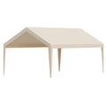 Carport Canopy 6x3.6m Replacement Top UV Waterproof Beige