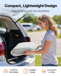 Carport Canopy 6x4m Grey UV Waterproof Car Shelter Tarp Sidewalls