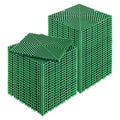 Interlocking Drainage Mat 50pc 31x31cm Non-Slip Green Garage Garden