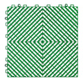 Interlocking Drainage Mat 50pc 31x31cm Non-Slip Green Garage Garden