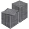 Interlocking Drainage Mat, 31 x 31 cm Modular Interlocking Cushion, 50 Pcs Splicing Drainage Mats, Non-Slip Gray PP Drainage Floor Tile and Shower Mat, for Garage, Garden, Kitchen & Outdoor