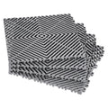 Interlocking Drainage Mat, 31 x 31 cm Modular Interlocking Cushion, 50 Pcs Splicing Drainage Mats, Non-Slip Gray PP Drainage Floor Tile and Shower Mat, for Garage, Garden, Kitchen & Outdoor