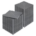 Interlocking Drainage Mat 31x31cm 50pcs Non-Slip Gray Floor Tile