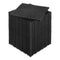 Interlocking Drainage Mat 31x31cm 24pcs Black PP Garage Garden