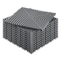Interlocking Drainage Mat 31x31cm 12pc Grey Non-Slip Garage