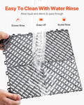 Interlocking Drainage Mat 31x31cm 12pc Grey Non-Slip Garage