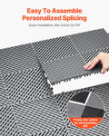 Interlocking Drainage Mat 41.5cm 24pcs Non-Slip Floor Tile Garage