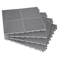 Interlocking Drainage Mat 41.5cm 24pcs Non-Slip Floor Tile Garage