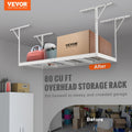 Garage Ceiling Storage Rack 91.4x243.8cm 272kg Heavy Duty Steel