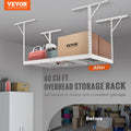 Garage Storage Rack 36x72in Ceiling Mount 550lbs White Adjustable