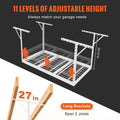 Garage Storage Rack 36x72in Ceiling Mount 550lbs White Adjustable