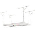 Garage Storage Rack 36x72in Ceiling Mount 550lbs White Adjustable