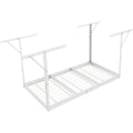 Garage Storage Rack 36x72in Ceiling Mount 550lbs White Adjustable