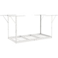 Garage Storage Rack 36x72in Ceiling Mount 550lbs White Adjustable