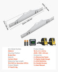 Wheel Alignment Tool 2PC Carbon Steel Toe Camber Plates Digital Angle