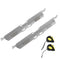 VEVOR Wheel Alignment Tool 2-Pack Toe Plates Stainless Steel Measuring