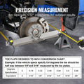 VEVOR Wheel Alignment Tool 2-Pack Toe Plates Stainless Steel Measuring