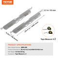 VEVOR Wheel Alignment Tool 2-Pack Toe Plates Stainless Steel Measuring