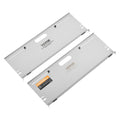 Wheel Alignment Tool 2-Pack Toe Plates Stainless Steel Magnetic