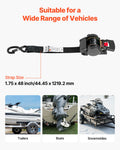 Wheel Chock Tie-Down Kit 748kg Break Strength Trailer Motorcycle