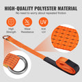 Ratchet Tie Down Straps 4-Pack 2500kg Car Truck Trailer Snap Hooks