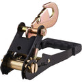 Ratchet Tie Down Straps 4-Pack 2500kg Car Truck Trailer Snap Hooks