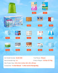 Magnetic Blocks 150PCS Glacier Castle STEM Building Cubes Kids