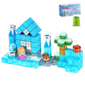 Magnetic Blocks 150PCS Glacier Castle STEM Building Cubes Kids