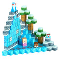 Magnetic Blocks 150PCS Glacier Castle STEM Building Cubes Kids