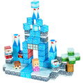 Magnetic Blocks 150PCS Glacier Castle STEM Building Cubes Kids