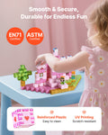 Magnetic Blocks 100 PCS Princess Castle STEM Building Cubes Kids Toy