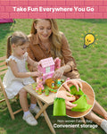 Magnetic Blocks 100 PCS Princess Castle STEM Building Cubes Kids Toy
