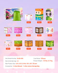 Magnetic Blocks 100 PCS Princess Castle STEM Building Cubes Kids Toy