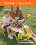Magnetic Blocks 150 PCS Dark Castle Set Building Cubes STEM Toys
