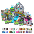Magnetic Blocks 100 PCS Cemetery Zombies STEM Building Cubes Kids