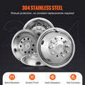 50cm 8 Lug Wheel Simulators Stainless Steel Ford F450 F550
