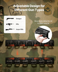 Gun Rack Wall Mount 8 Slot Steel Rifle Shotgun Display Storage