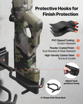 Gun Rack Wall Mount 8 Slot Steel Rifle Shotgun Display Storage