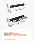 Gun Rack Wall Mount 8 Slot Steel Rifle Shotgun Display Storage