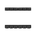 Gun Rack Wall Mount 8 Slot Steel Rifle Shotgun Display Storage