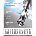 Magnetic Drill, 1400W Motor 1.6 in Boring Diameter, 2810 lbf Portable Electric Mag Drill Press, with 11 Coring Bits, 800 RPM Speed, Drilling Machine for Metal Surface, Home Improvement Industry