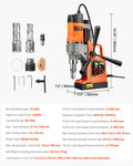 Magnetic Drill 1450W 1.6in Boring Diameter Electric Metal Drilling