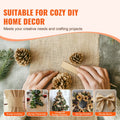 Burlap Fabric Roll 355mm x 45.7m Natural Jute Tree Wrap Decor